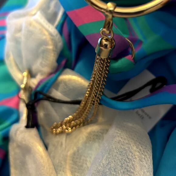 NWT WeWoreWhat Danielle 3.0 One Piece Women's Size XL Paradise Marble Ocean Blue - Picture 10 of 16